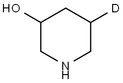 piperidin-5-d-3-ol Struktur