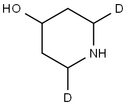 piperidin-2,6-d2-4-ol Struktur