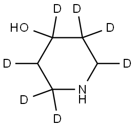 piperidin-2,2,3,4,5,5,6-d7-4-ol Struktur