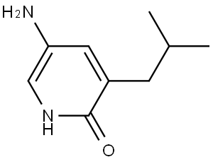 5-amino-3-isobutylpyridin-2(1H)-one Struktur