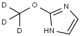 2-(methoxy-d3)-1H-imidazole Struktur