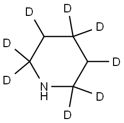 piperidine-2,2,3,4,4,5,6,6-d8 Struktur