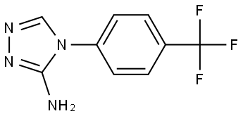 4-(4-(trifluoromethyl)phenyl)-4H-1,2,4-triazol-3-amine Struktur