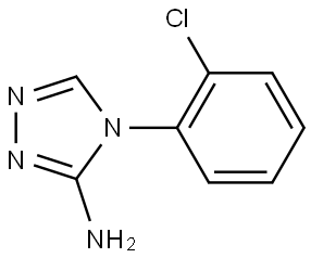 4-(2-chlorophenyl)-4H-1,2,4-triazol-3-amine Struktur