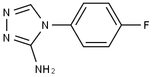 4-(4-fluorophenyl)-4H-1,2,4-triazol-3-amine Struktur