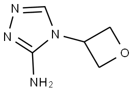 4-(oxetan-3-yl)-4H-1,2,4-triazol-3-amine Struktur