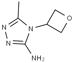 5-methyl-4-(oxetan-3-yl)-4H-1,2,4-triazol-3-amine Struktur