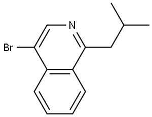 4-bromo-1-isobutylisoquinoline Struktur