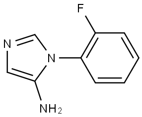 1-(2-fluorophenyl)-1H-imidazol-5-amine Struktur