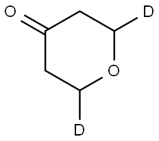 tetrahydro-4H-pyran-4-one-2,6-d2 Struktur