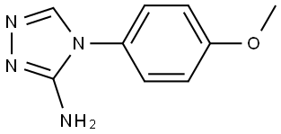 4-(4-methoxyphenyl)-4H-1,2,4-triazol-3-amine Struktur