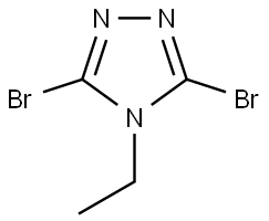 3,5-dibromo-4-ethyl-4H-1,2,4-triazole Struktur