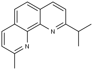 2-isopropyl-9-methyl-1,10-phenanthroline Struktur