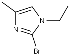 2-bromo-1-ethyl-4-methyl-1H-imidazole Struktur