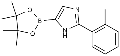 4-(4,4,5,5-tetramethyl-1,3,2-dioxaborolan-2-yl)-2-(o-tolyl)-1H-imidazole Struktur