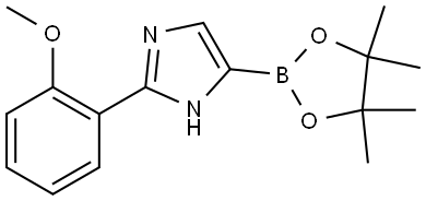 2-(2-methoxyphenyl)-4-(4,4,5,5-tetramethyl-1,3,2-dioxaborolan-2-yl)-1H-imidazole Struktur