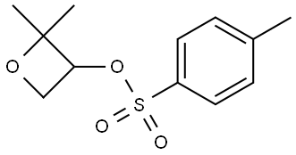 (2,2-dimethyloxetan-3-yl) 4-methylbenzenesulfonate Struktur