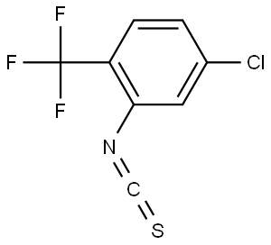 4-chloro-2-isothiocyanato-1-(trifluoromethyl)benzene Struktur