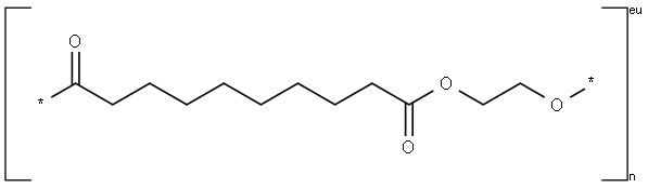 Polyethyleneglycol sebacate Struktur