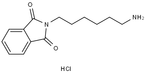 1H-Isoindole-1,3(2H)-dione, 2-(6-aminohexyl)-, hydrochloride (1:1) Struktur