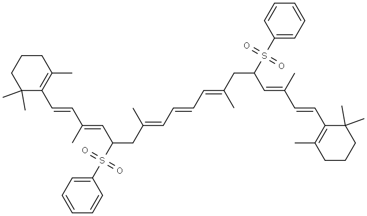 β,β-Carotene, 11,11',12,12'-tetrahydro-11,11'-bis(phenylsulfonyl)-