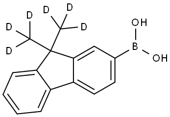 (9,9-bis(methyl-d3)-9H-fluoren-2-yl)boronic acid Structure