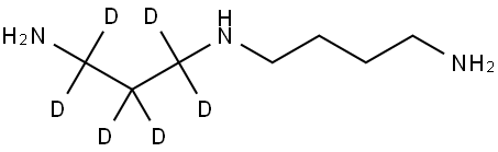 Spermidine-d6 Struktur