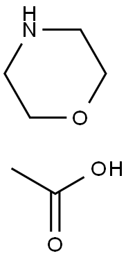 Morpholine,acetate(1:1) Struktur