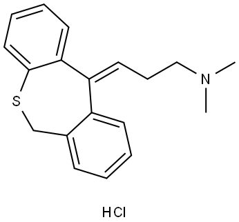 trans-dothiepin hydrochloride Struktur