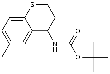 tert-butyl (6-methylthiochroman-4-yl)carbamate Struktur