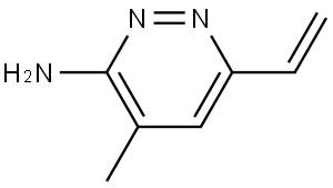 6-Ethenyl-4-methyl-3-pyridazinamine Struktur