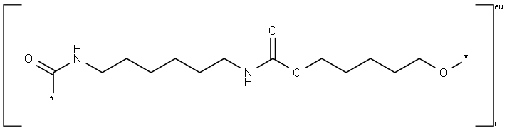 polytetramethylenehexamethylenedicarbamate Struktur