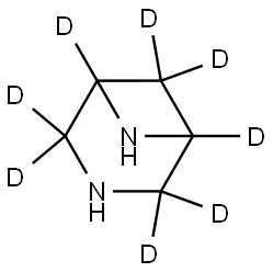 3,6-diazabicyclo[3.1.1]heptane-1,2,2,4,4,5,7,7-d8 Struktur