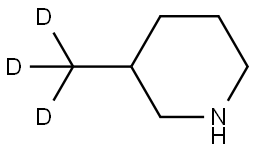 3-(methyl-d3)piperidine Struktur