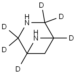 3,6-diazabicyclo[3.1.1]heptane-1,2,2,4,4,5-d6 Struktur