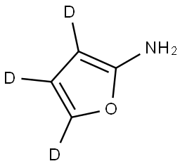 furan-d3-2-amine Struktur