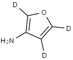 furan-d3-3-amine Struktur