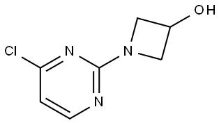 1-(4-chloropyrimidin-2-yl)azetidin-3-ol Struktur