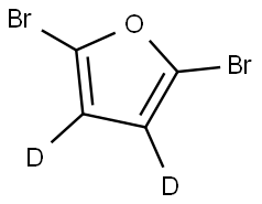 2,5-dibromofuran-3,4-d2 Struktur