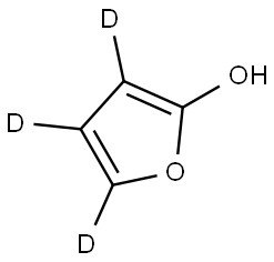 furan-d3-2-ol Struktur