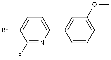 3-bromo-2-fluoro-6-(3-methoxyphenyl)pyridine Struktur