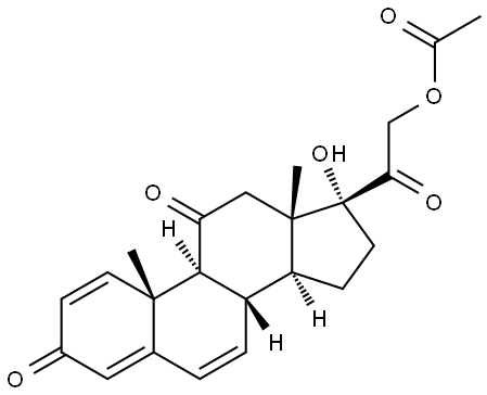 醋酸波尼松雜質(zhì)5, 2601-23-2, 結(jié)構(gòu)式