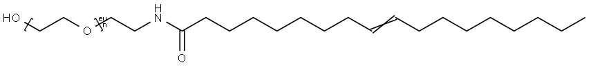 POE OLEIC AMIDE Struktur