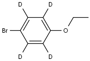 1-bromo-4-ethoxybenzene-2,3,5,6-d4 Struktur