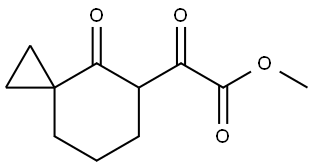 methyl 2-oxo-2-(4-oxospiro[2.5]octan-5-yl)acetate Struktur