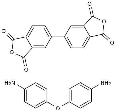 [5,5'-Biisobenzofuran]-1,1',3,3'-tetrone, polymer with 4,4'-oxybis [benzenamine] Struktur