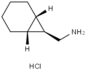 (1R,6S,7r)-Bicyclo[4.1.0]heptan-7-ylmethanamine hydrochloride Struktur