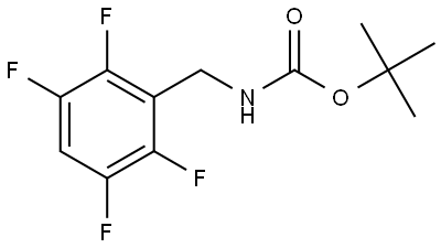 tert-butyl (2,3,5,6-tetrafluorobenzyl)carbamate Struktur