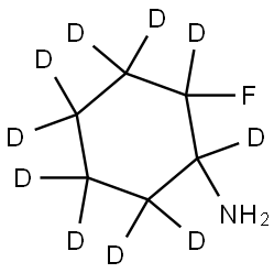 2-fluorocyclohexan-1,2,3,3,4,4,5,5,6,6-d10-1-amine Struktur