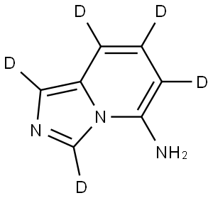 imidazo[1,5-a]pyridin-d5-5-amine Struktur